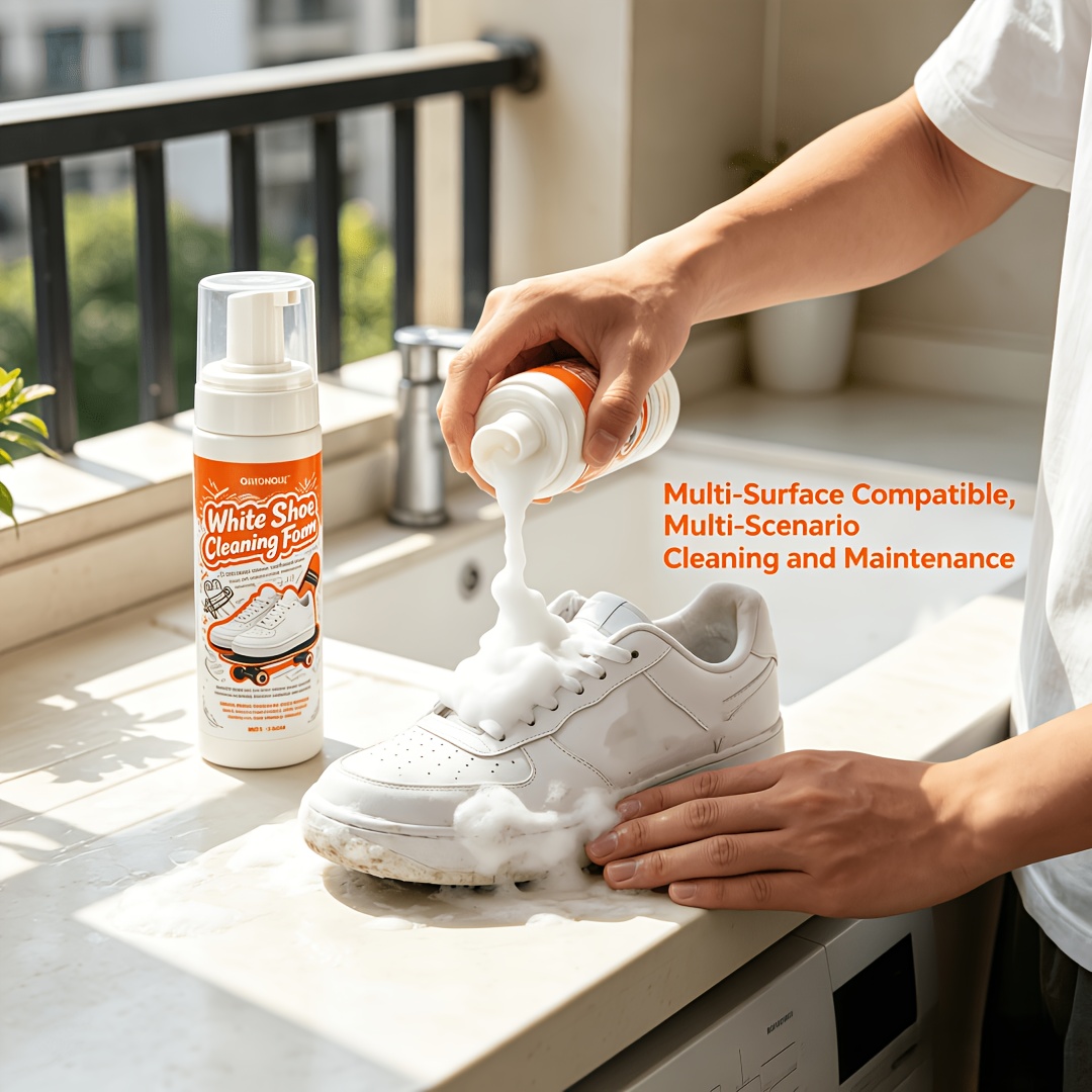 Sneaker Leather Care - Nettoyant pour chaussures blanches sans rinçage,